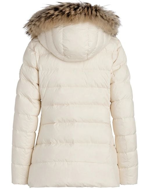 Tatras Natural Hooded Padded Coat