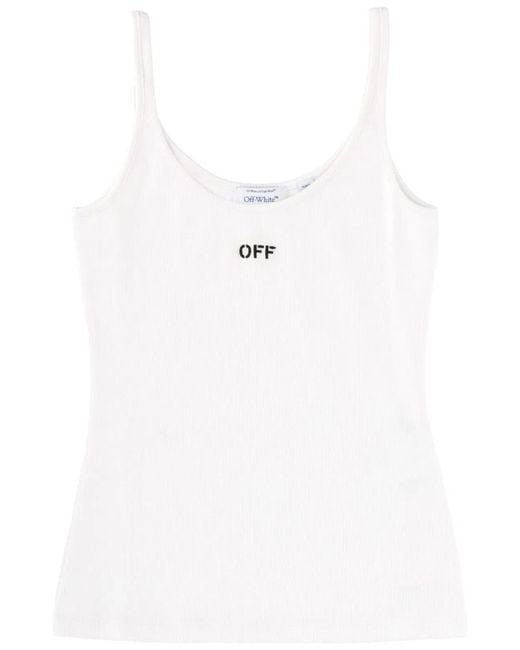 Off-White c/o Virgil Abloh White Tank Top With Logo