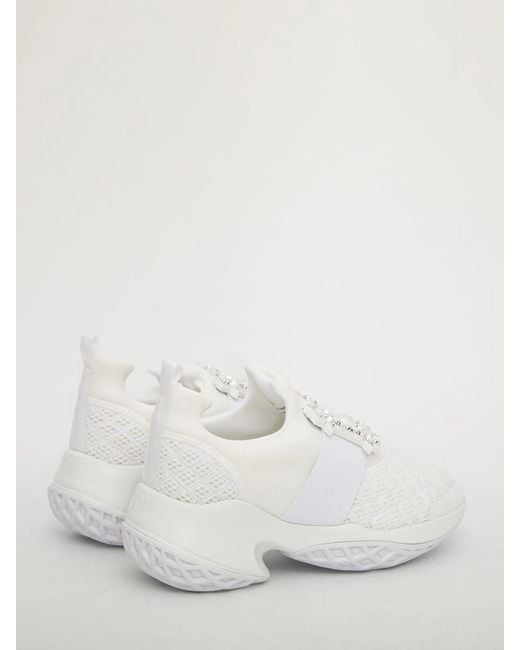Roger Vivier White Viv' Run Sneakers
