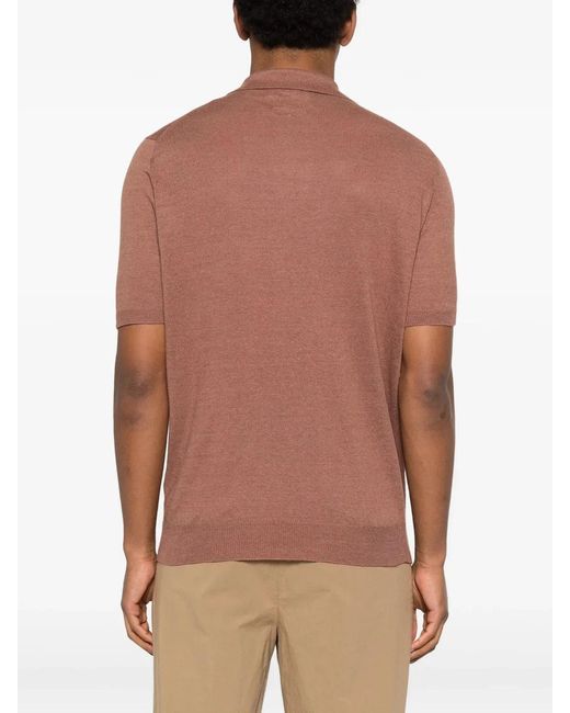 Lardini Brown Polo Shirt for men