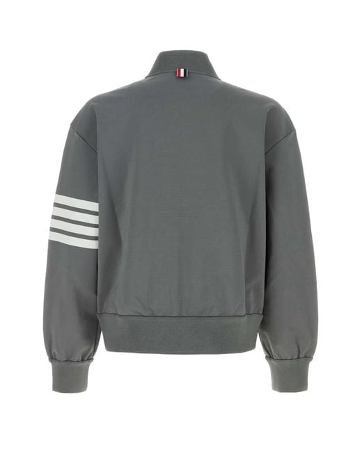 Thom Browne Gray Bomber W for men