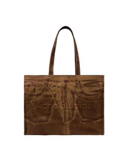 Acne Brown Ac Ux Bags000039 Shopper Bag