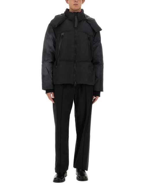 JG1 Black Jacket With Zip for men