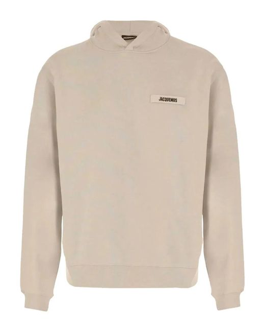 Jacquemus Natural Le Hoodie Gros Grain for men