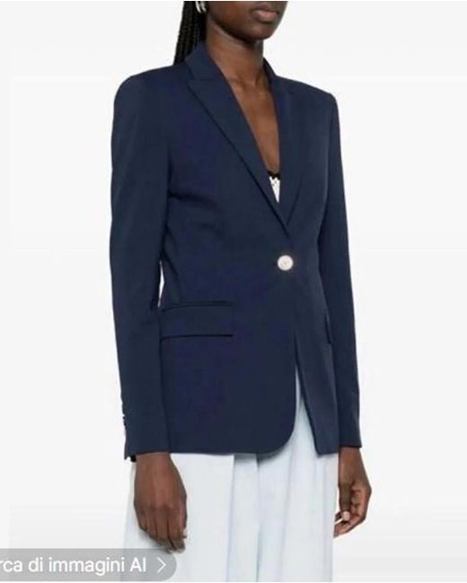 Pinko Blue Signum Technical Blazer Jacket