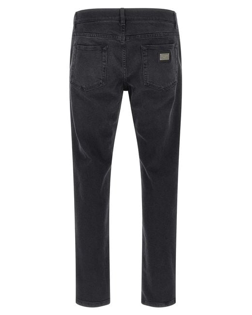 Dolce & Gabbana Blue Dolce & Gabbana Stretch Jeans for men