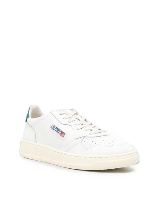 Autry White Medalist Sneakers for men