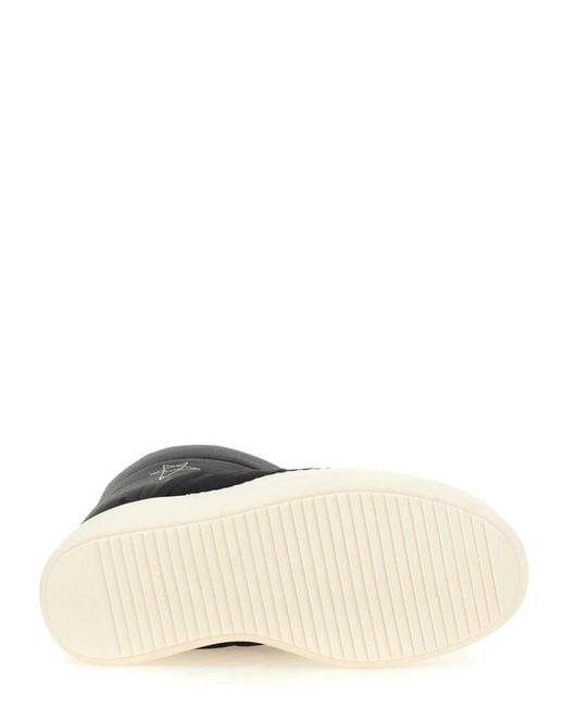 Rick Owens Black Padded Boot