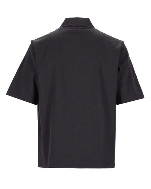 Herno Black Camicia Con Taschino for men