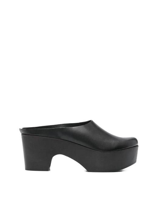 Daniela Gregis Black "Clog" High Sabot Mule