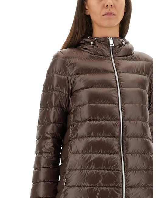 Herno Brown Piumino "A-Shape Resort"