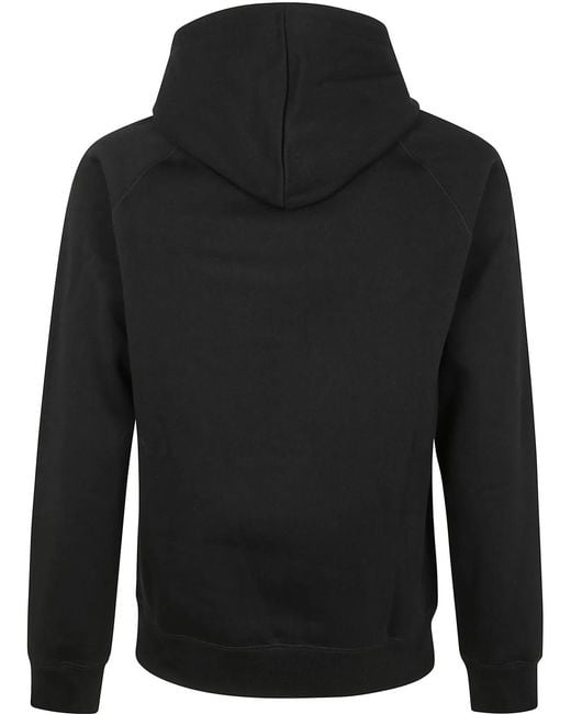 Carhartt Black Hooded Chase Sweat for men