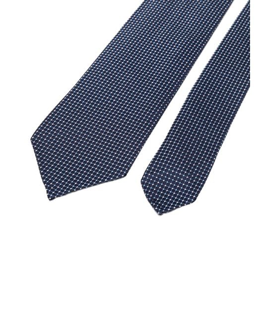 Boss Blue Silk Tie for men