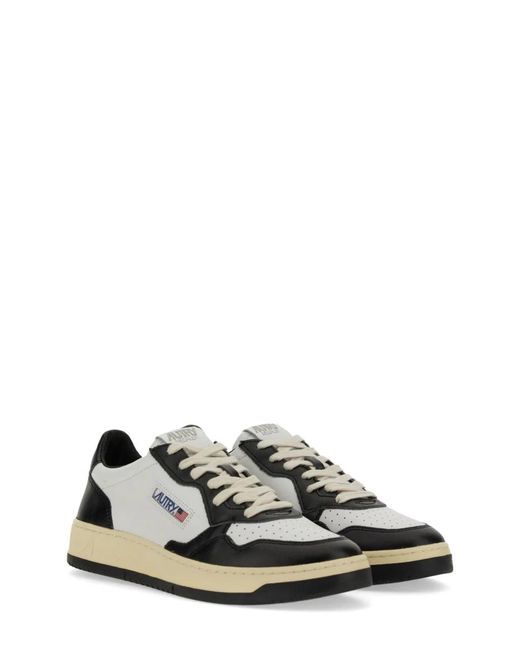Autry White Sneaker "Medalist Low" for men