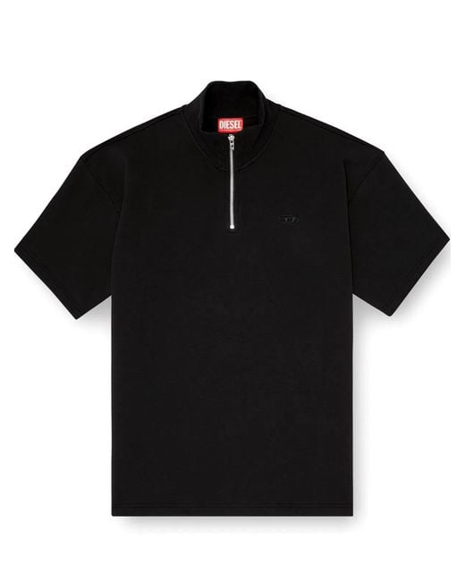 DIESEL Black Scuba Sweatshirt for men