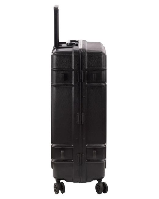 Eastpak Black Hard-Shell Polycarbonate Suitcase With Multidirectional Wheels