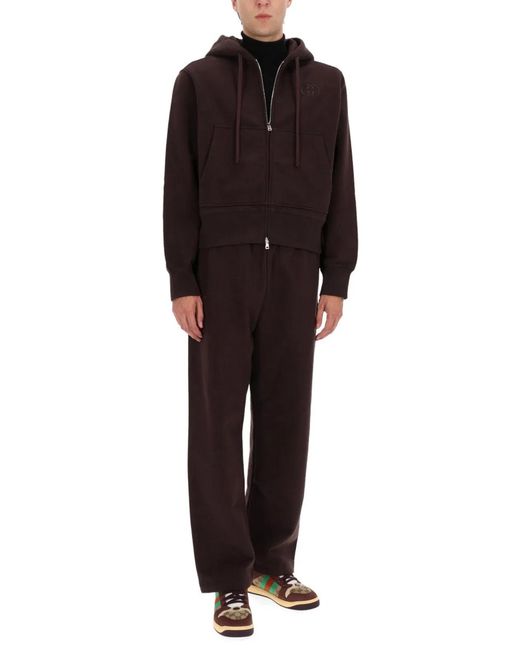 Gucci Black Jogging Pants for men