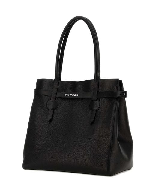 DSquared² Black Twin Shopping Bag