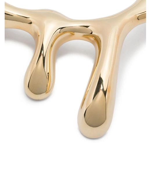 Vivynrosa Metallic "Lulu" Fluid Block Necklace