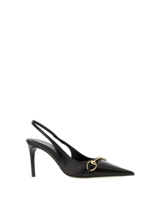 Gucci Black Slingback