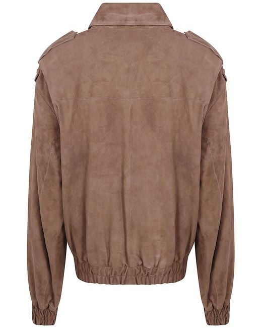 Arma Brown "Halti" Lamb Suede Jacket