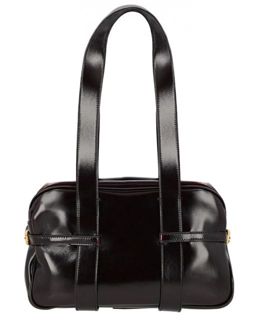 Dries Van Noten Black Medium Bowling Bag