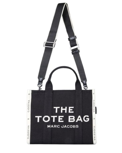 Marc Jacobs Black Canvas Jacquard Bag