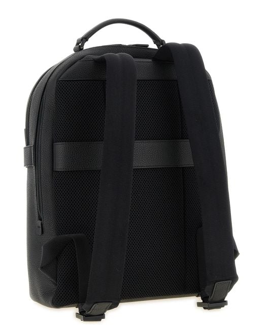 Ferragamo Black 'Hug' Backpack for men