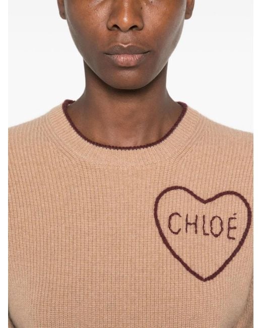 Chloé Natural Chloè Sweaters