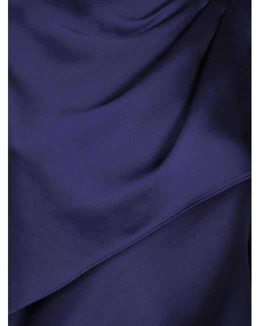 Jonathan Simkhai Blue "Izel" Cape Gown