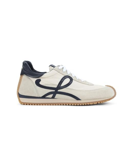 Loewe Blue Calf Leather Flow Runner 2.0 Sneakers for men