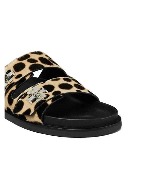 Tory Burch Black Leather Flats