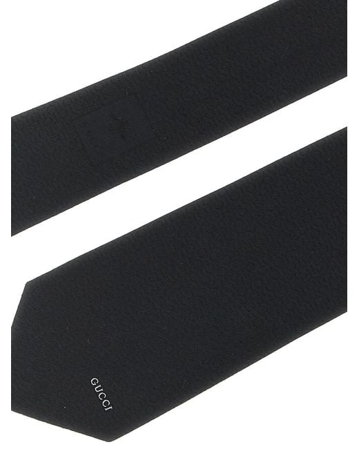 Gucci Black 'Morsetto Tie for men