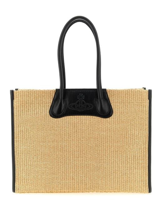 Vivienne Westwood Natural 'Troy' Shopping Bag
