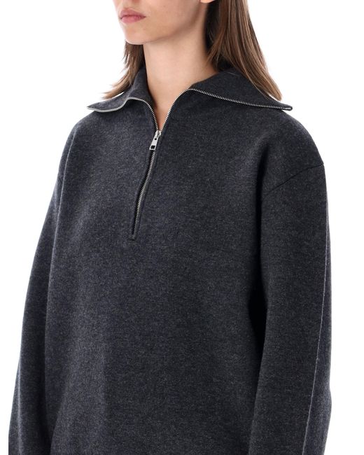 Rohe Blue Merino Wool Cashmere Sweater