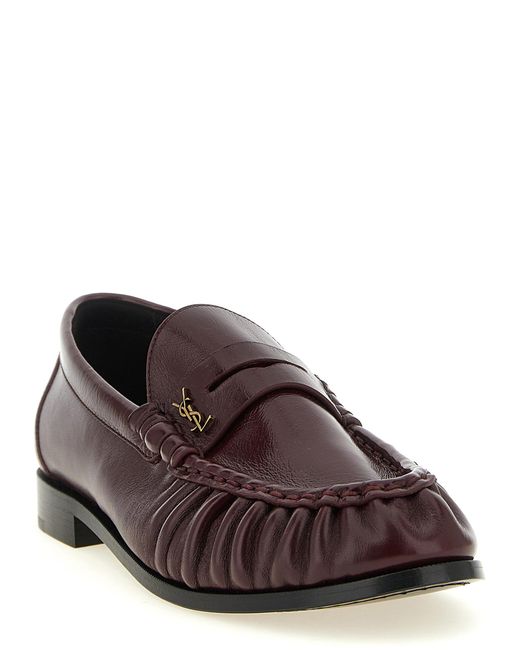 Saint Laurent Brown 'Le Loafer' Loafers