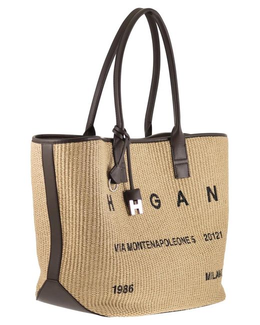 Hogan Natural Shopping Bag Address Media