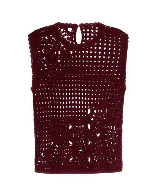 FRAME Red The-Postcard Mini Skirt