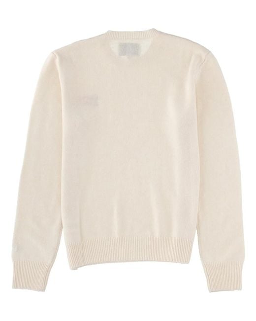 Mc2 Saint Barth Natural "New Queen" Jersey With Embroidery