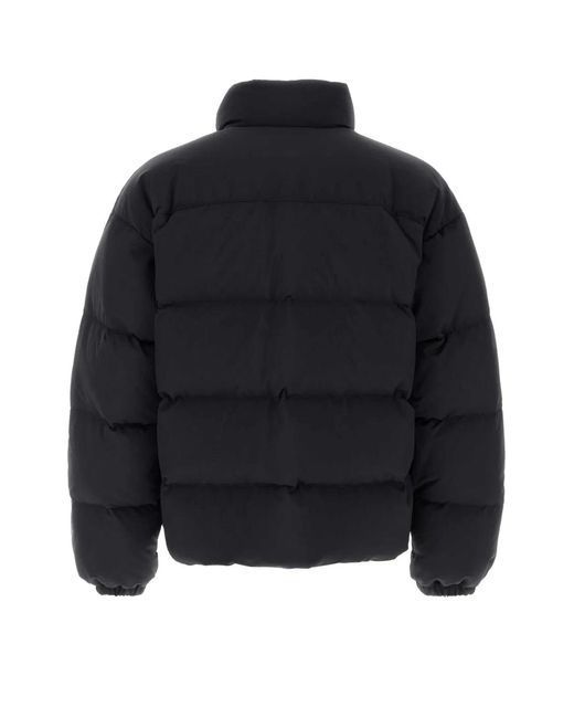 Jil Sander Blue Down Blouson 21 W Logo for men