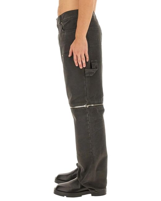 Givenchy Black Jeans With Zip for men