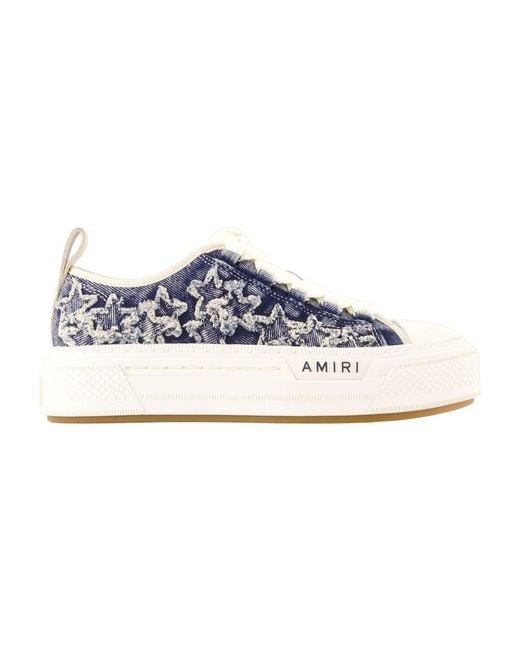 Amiri Blue Court Low Sneakers