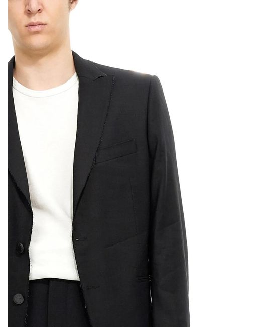 Tonello Black Singlebreasted Jacket for men
