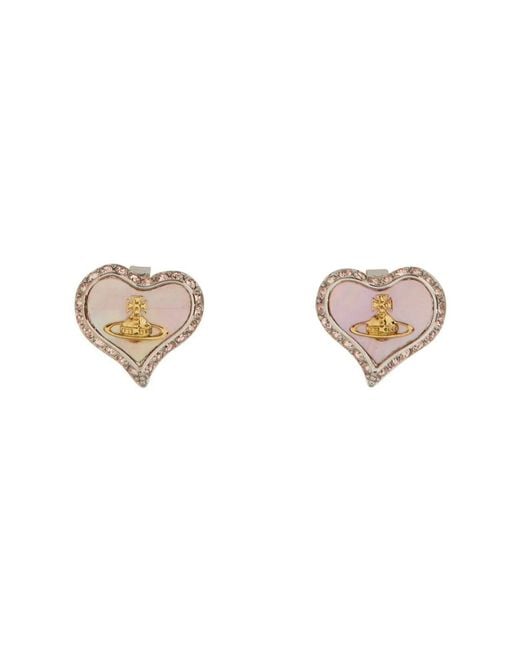 Vivienne Westwood White Earrings Petra