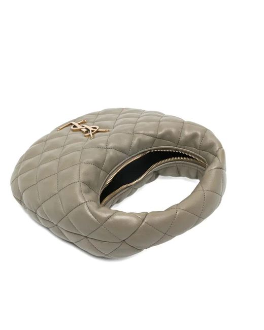 Saint Laurent Green Strong Moss Icarino Leather Handbag