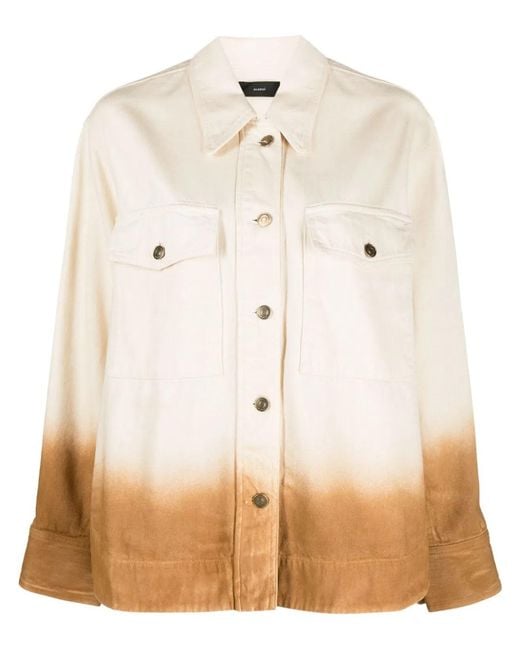 Alanui Natural Bright Hues Denim Overshirt