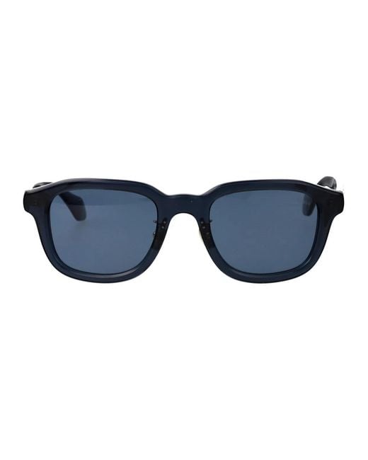 Giorgio Armani Blue Transparent Acetate Sunglasses