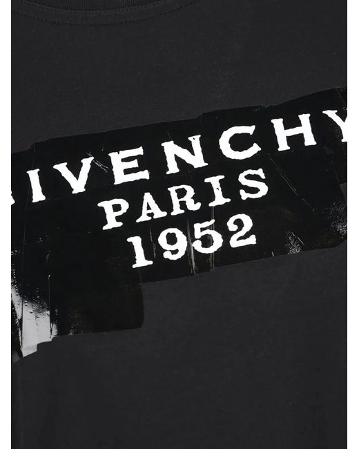 Givenchy Black Cotton T-Shirt