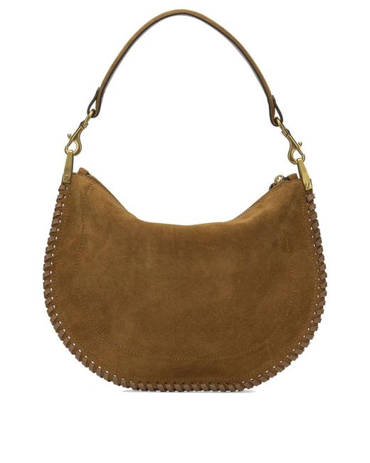 Isabel Marant Brown "Oskan Soft" Small Shoulder Bag
