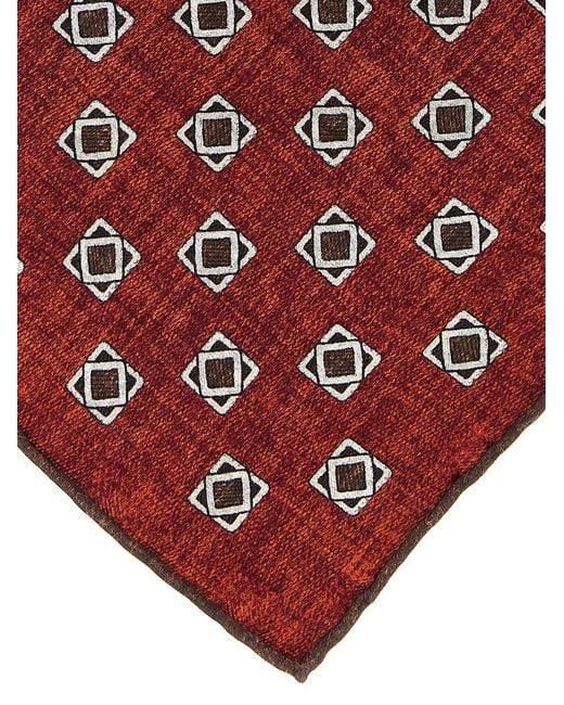 Brunello Cucinelli Red Double-Face Pocket Clutch for men